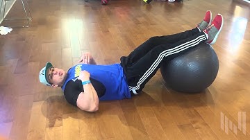 How To Work Your Glutes and Hamstrings With Exercise Ball Curls