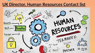 UK Director Human Resources Contact list