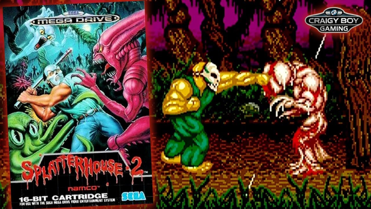Splatterhouse 2 (SEGA Mega Drive, Genesis) – ретро-хоррор не бывает сложнее!