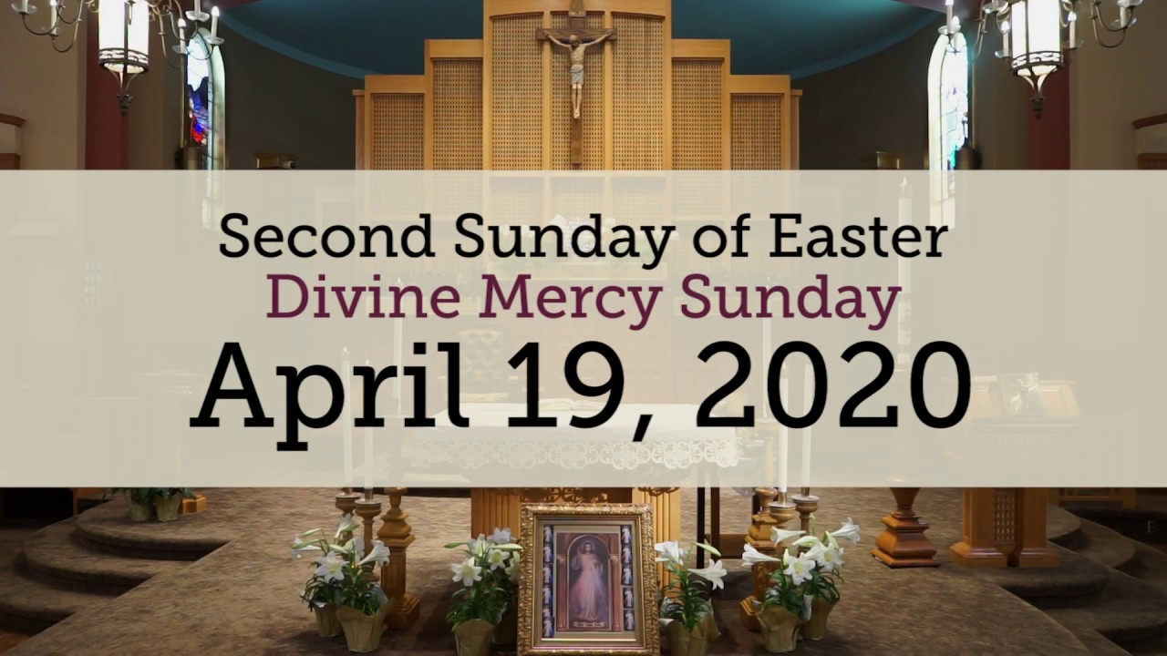 Saint Robert Bellarmine Mass Divine Mercy Sunday April 19th, 2020