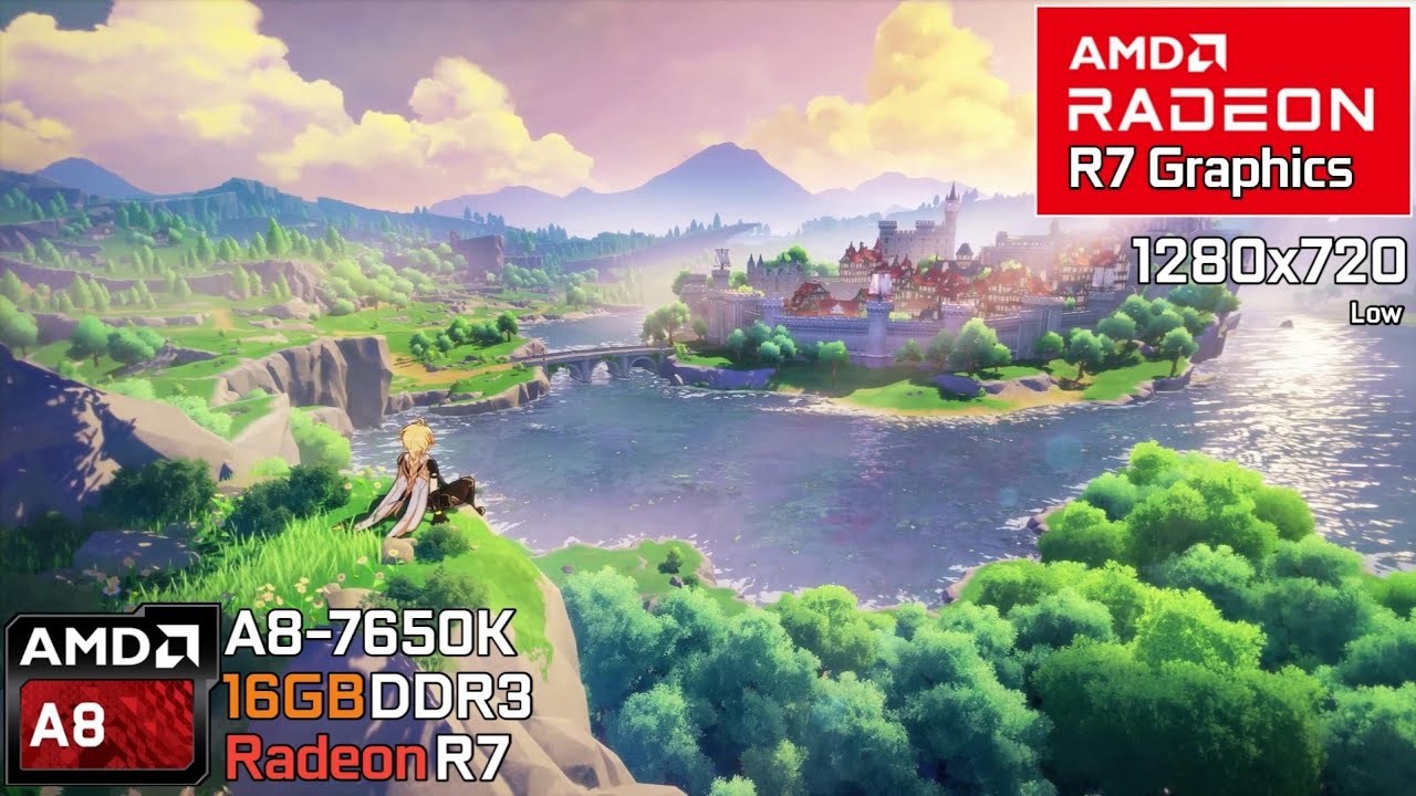 Genshin Impact | AMD APU A8 7650K + Radeon R7 in 2025 - YouTube