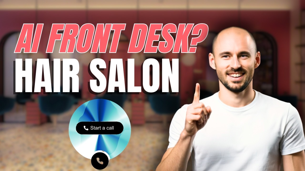 How I Built a Human-Sounding Voice AI Front Desk for a Hair Salon (10 Minute Guide)