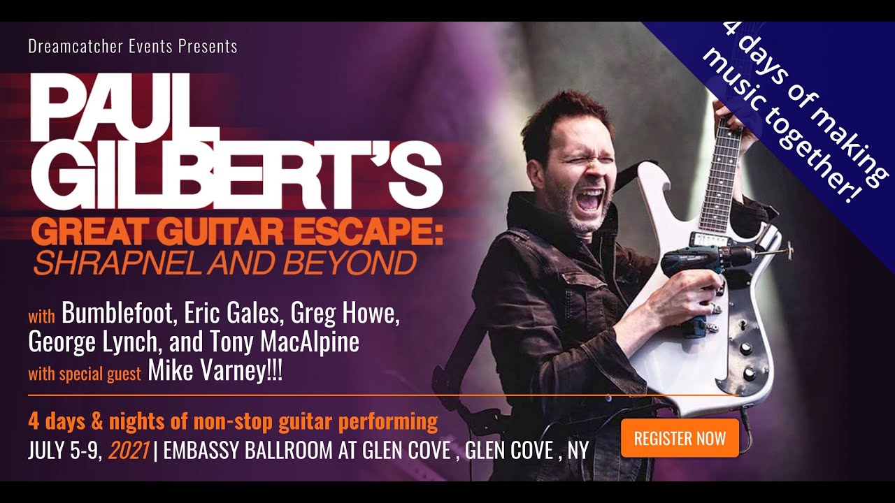 Paul Gilbert's Great Guitar Escape 2021 Finale Concert