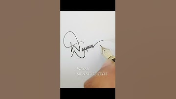 Billionaire Signature Style | PART 35 | Signature Style of my name (For Alphabet "W")