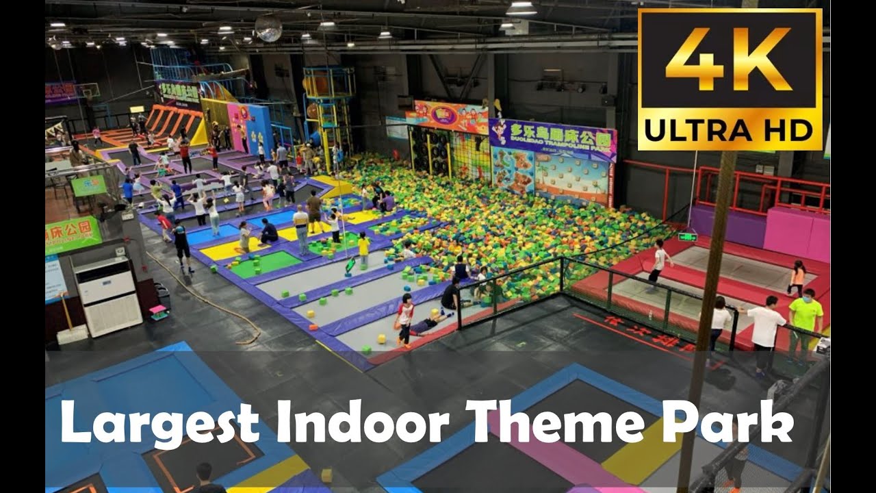 Largest indoor theme park playground in Hangzhou, China