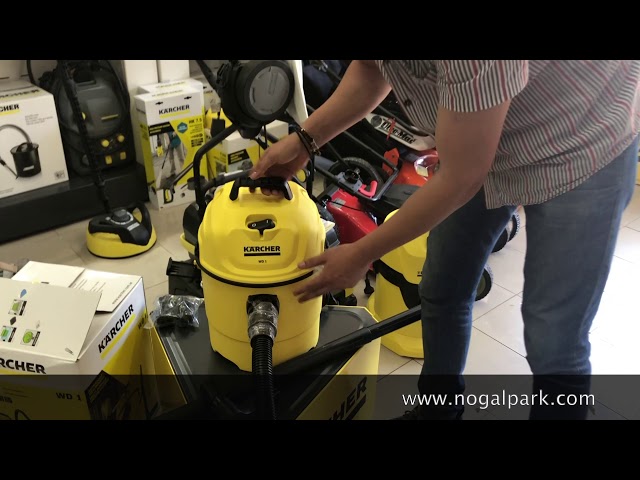 Aspiradora karcher wd3 agua y polvo unboxing y como usarla 