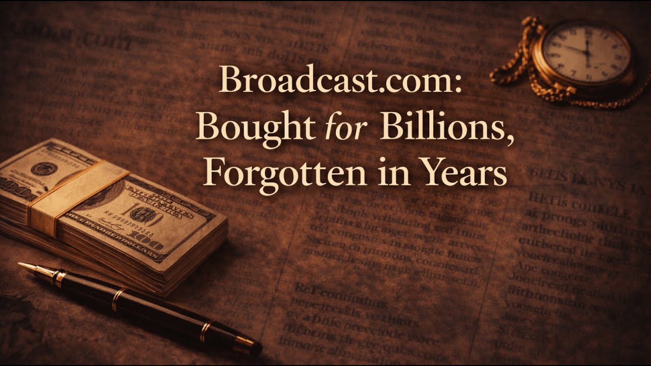 Broadcast.com: Bought for Billions, Forgotten in Years