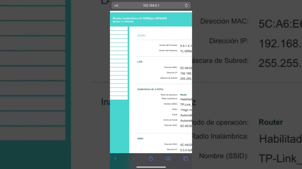 Cambia la contraseña de tu TpLink TL-WR840N