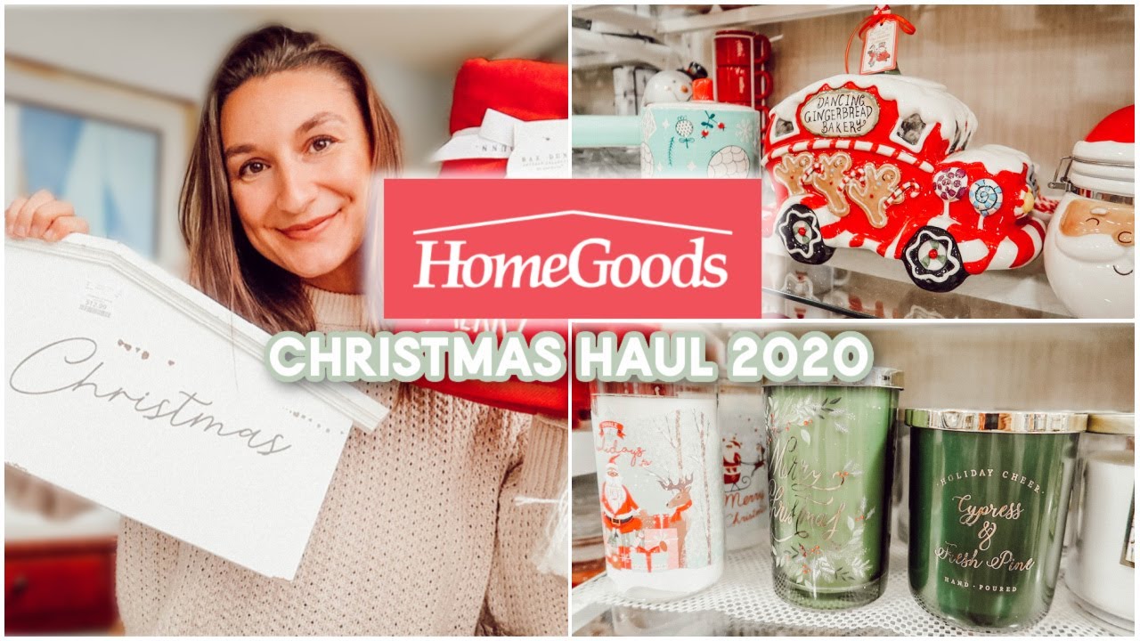 *HUGE* CHRISTMAS HOME DECOR HAUL & SHOP WITH ME 2020 HomeGoods Christmas Decor Mac Dingle