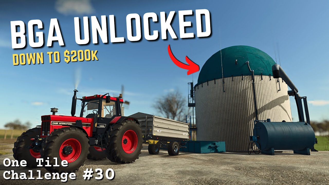 BGA unlocked! - FS25 -  Calm Lands -  The One Tile Challenge E30