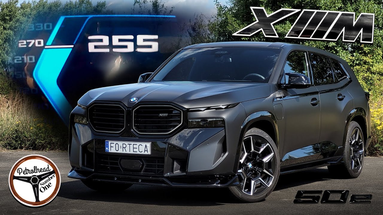 2024 BMW XM 50e (476 KM) | V-MAX, 0-100, 100-200 km/h, próba autostradowa i prezentacja. | 4K