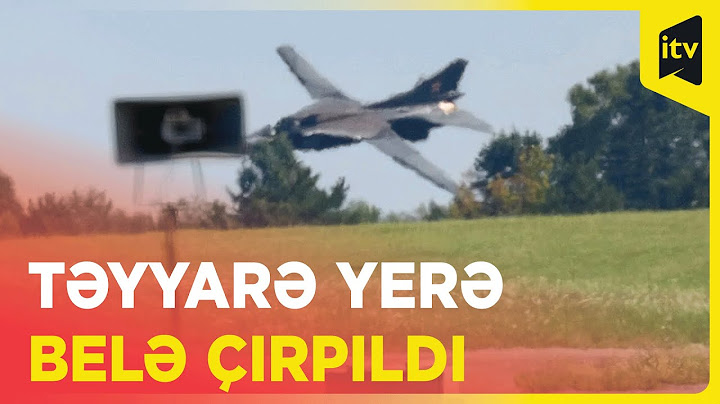 Hava şousu göstərən təyyarə yerə çırpıldı - ABŞ