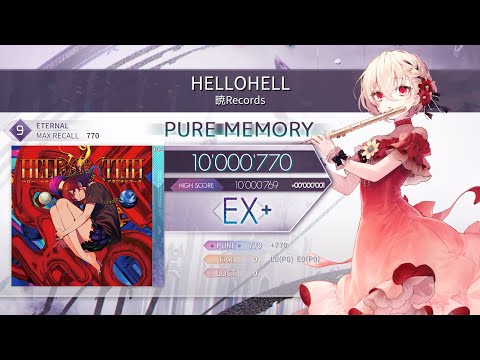 【Arcaea】HELLOHELL(Eternal 9)　EPM理論値　10000770pts(max)