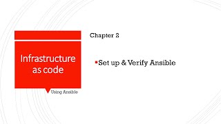 Infrastructure as Code w/ Ansible - Set up & Verify Ansible