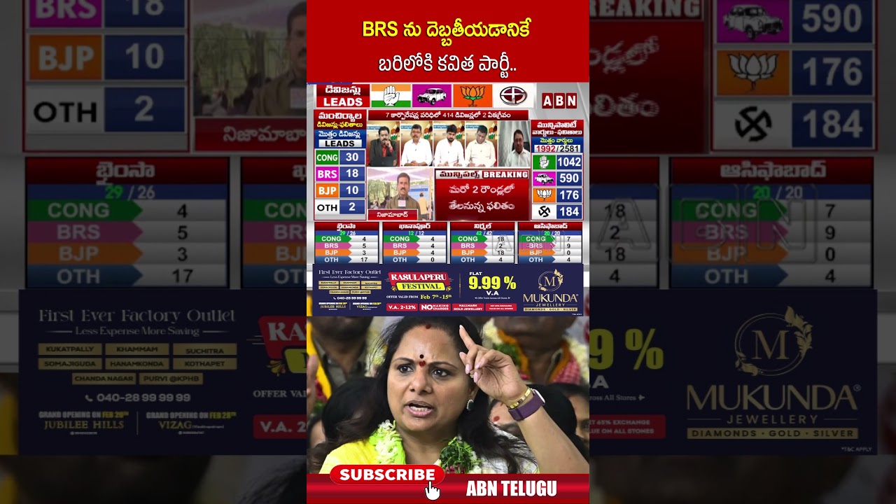 BRS ను దెబ్బతీయడానికే బరిలోకి కవిత పార్టీ.. 