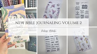 NEW Bible Journaling Volume 2 Sticker Book Flip Through | Release Details