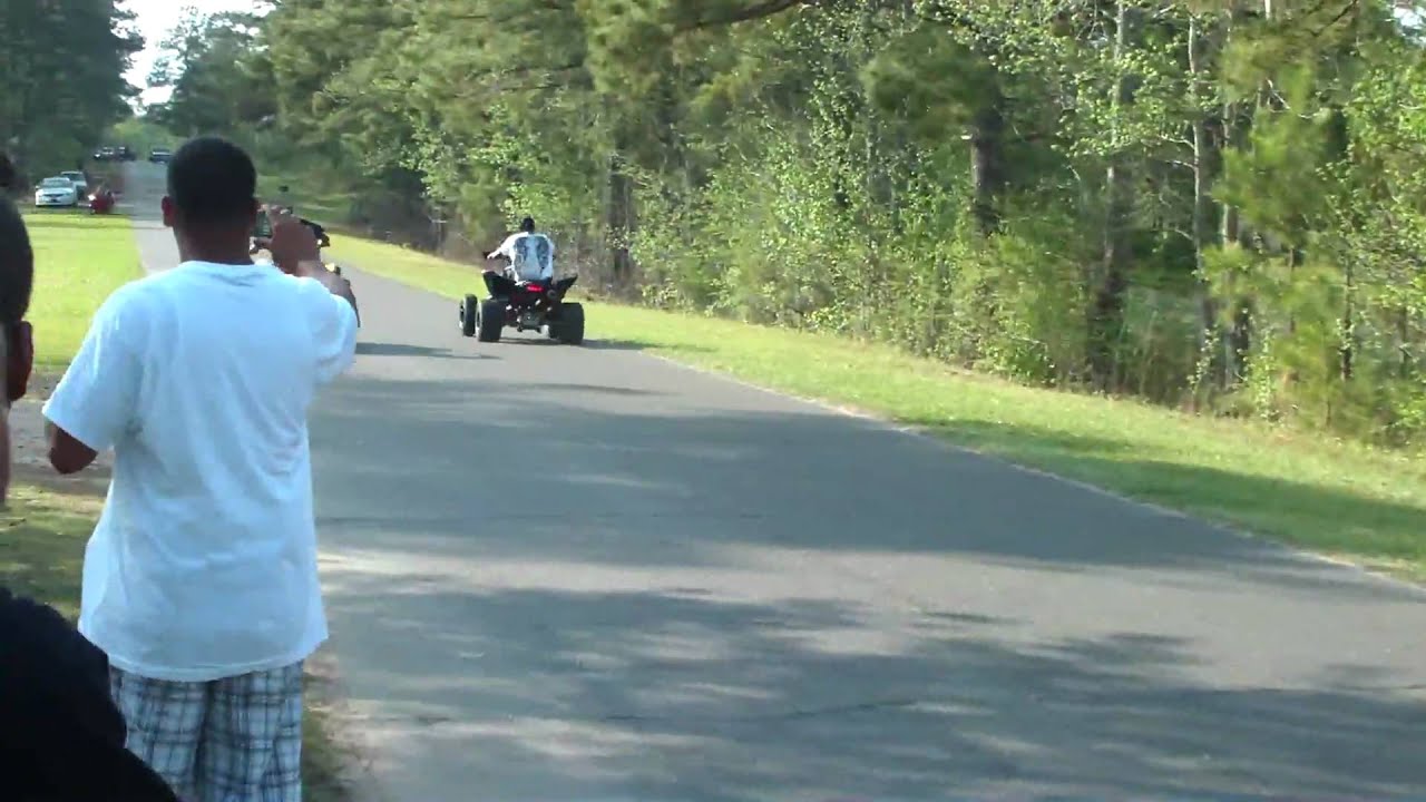 Atv drag racing at Taylor Hill part 2