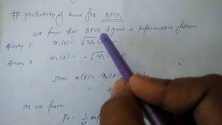 Probability of error calculation part-2|| digital modulation techniques|| ASK  |  BPSK | BFSK ||