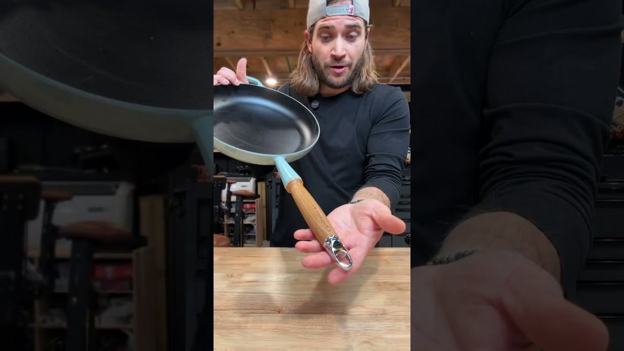 Check out this gorgeous Le Creuset 10.25 Alpine Wood Enameled Cast Iron Fry Pan 