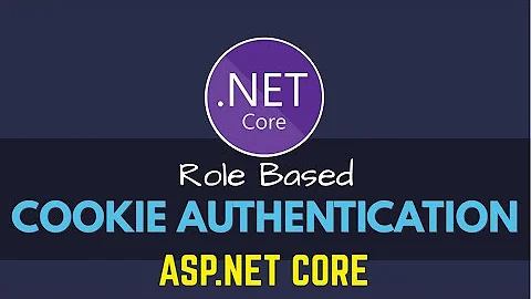 Cookie Authentication ASP.NET CORE | Role Based Authorization