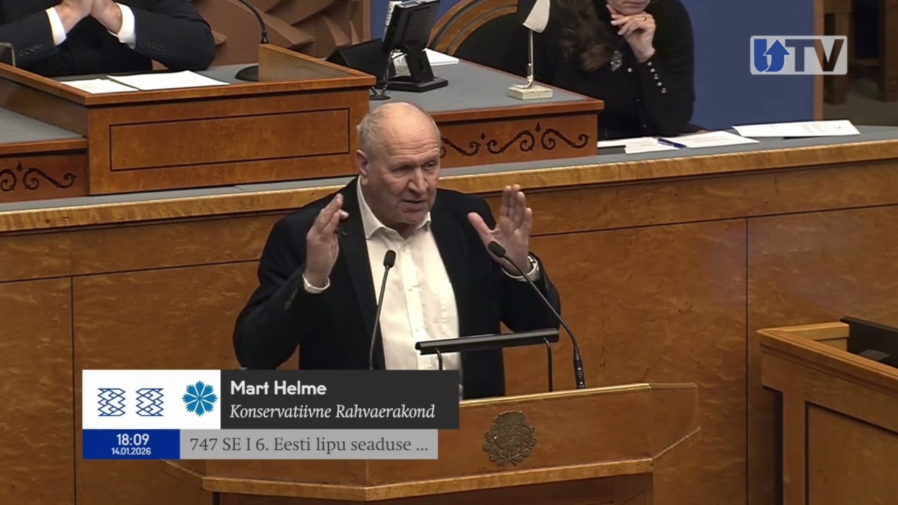 Mart Helme: see sinimustvalge on teile sülle kukkund, aga te ei oska seda hinnata