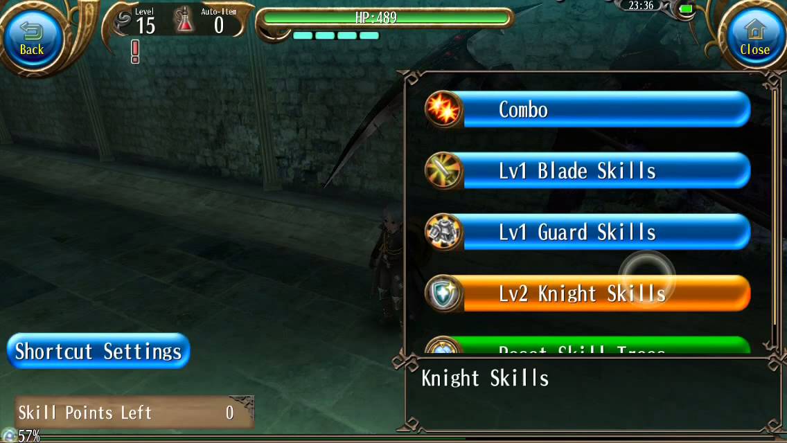 (OLD) Toram knight skills review