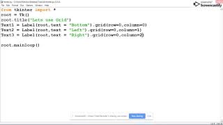 Exploring Python Graphics #5 - Using the grid
