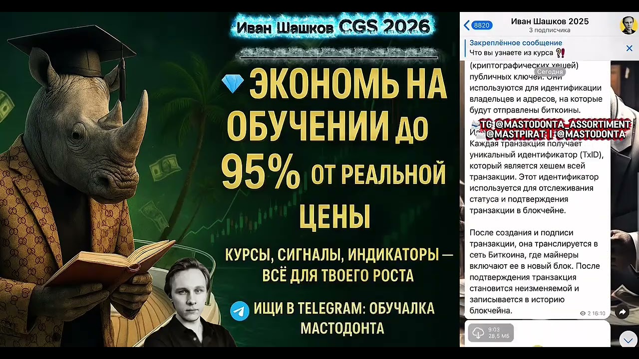 Курс web3 Ивана Шашкова 2026 CGS |  Обновлённый курс Шашкова Ивана Capital Growth System