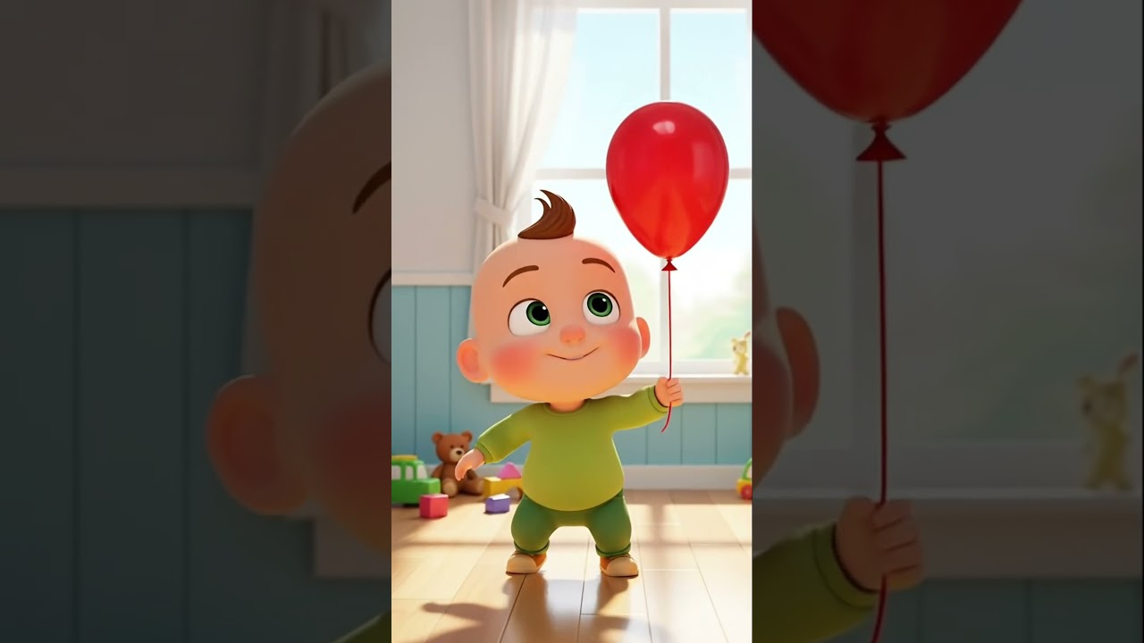 👶 Let’s learn RED 🔴 with our cute baby! ❤️ Say RED!