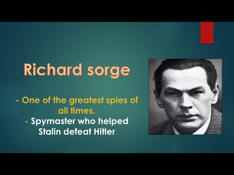 Video: Il Mito Della Rivelazione Da Parte Di Richard Sorge Dei Piani E Dei Progetti Di Hitler Per Sconfiggere L'URSS - Visualizzazione Alternativa