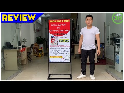 Video Standee Chân Sắt , Standee Khung Sắt Ngoài Trời |... - youtube