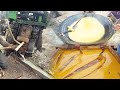 Rich flavor jaggery powder making process  how shakkar is made  organic gur powder making