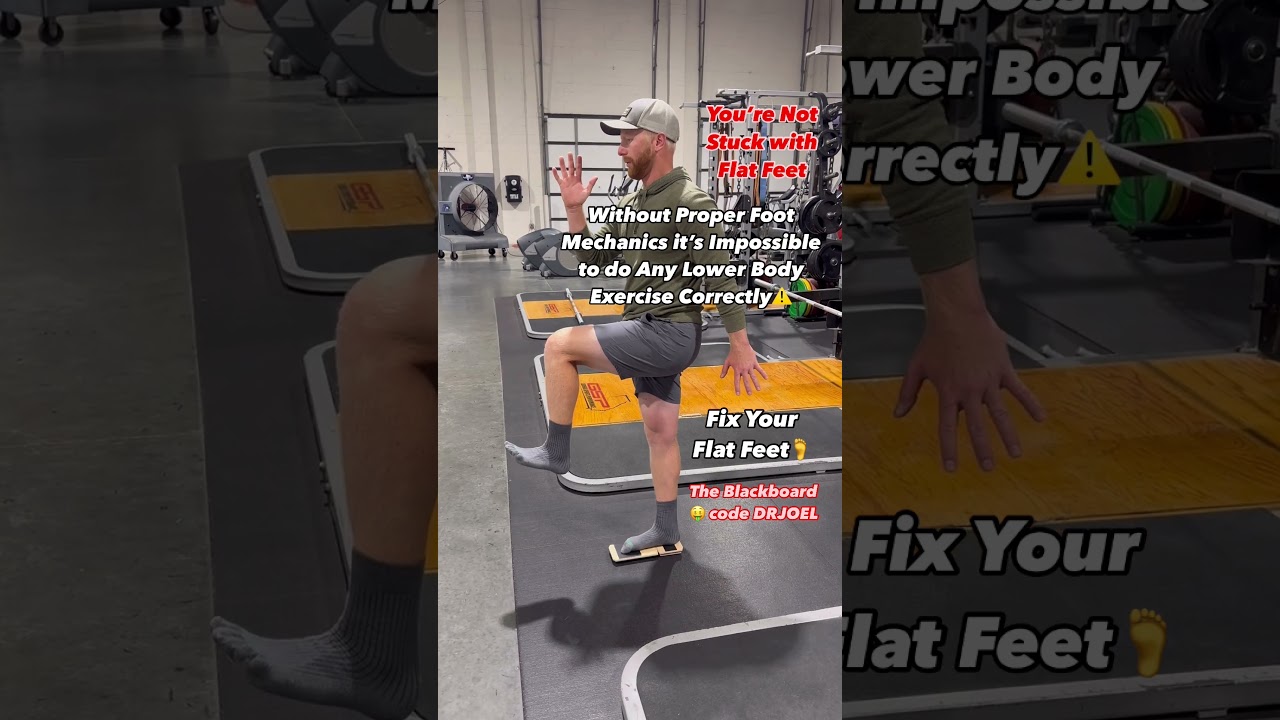 Fix your FEET with This Device!! Single Leg Stand on Blackboard PGA Gofler Anders Abertson