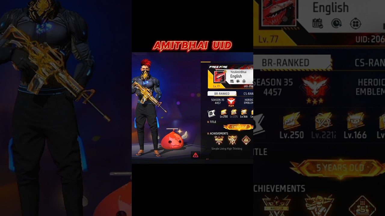 Amit Bhai Uid | Desi Gamers Uid | 