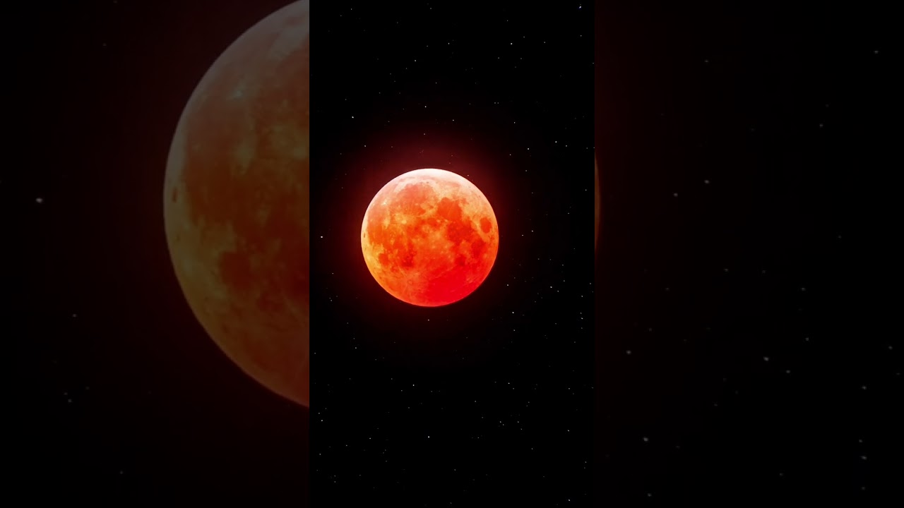 Lunar eclipse timelapse