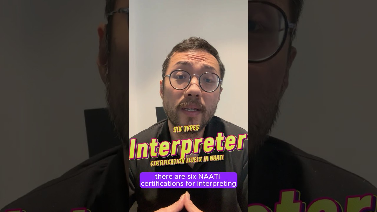 TR2 - Six Types of NAATI Interpreter  