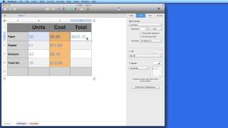 Mac How to: Basic Formulas & Functions in Numbers