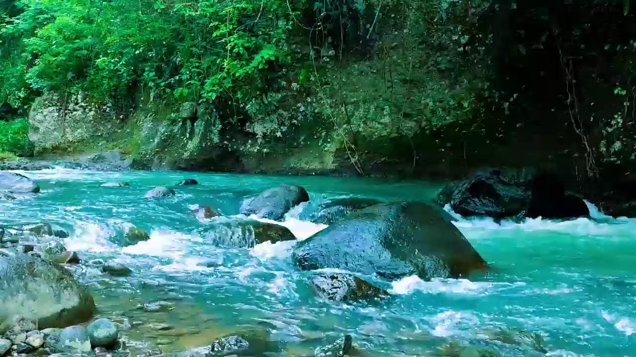 Sleep Meditation With Water Sounds 💦 Calming Music Water For sleep running water ASMR sleep