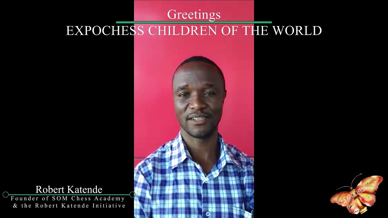 Robert Katende from Uganda sends us a greeting | EXPOCHESS