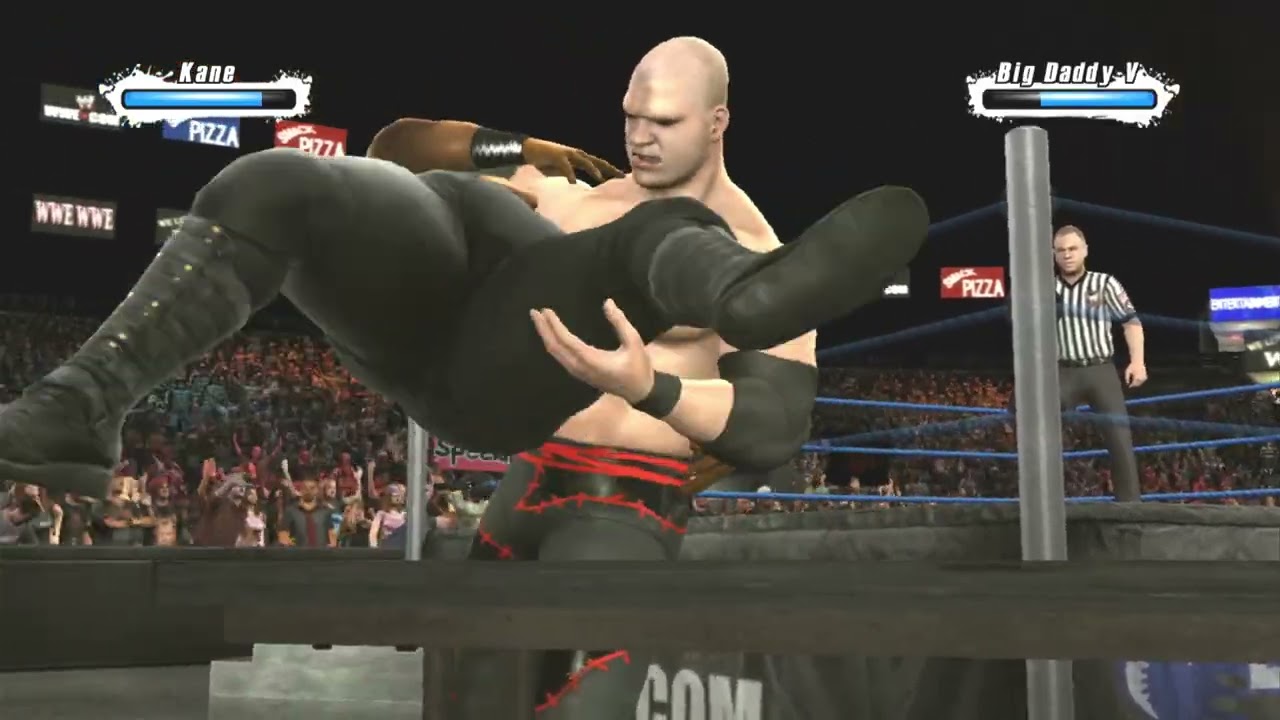 WWE SMACKDOWN VS RAW 2009: МАТЧ СО СТОЛАМИ: КЕЙН ПРОТИВ БИГ ДЭДДИ. ПОЛНЫЙ ПРОСМОТР МАТЧА 