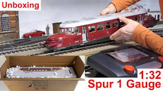 Beschädigtes DHL-Paket: Roter Pfeil Spur1 Unboxing Teil 1 – Märklin 55267 Triebwagen SBB RCe 2/4 607