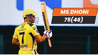 MS Dhoni Destroys RR Bowling Attack – A Must-Watch Innings! || @jdrcreations05 || MS Dhoni ||