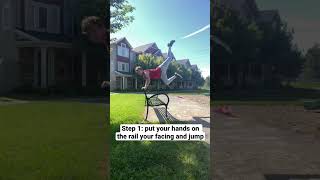 How to Rail Flip #shorts #viral #fyp #short #foryou #flips #parkour #youtubeshorts #ytshorts #flip