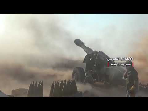 الجيش السوري بالتعاون مع القوات الحليفة يسيطر ناريا على بلدة حميمة في ريف حمص الشرقي