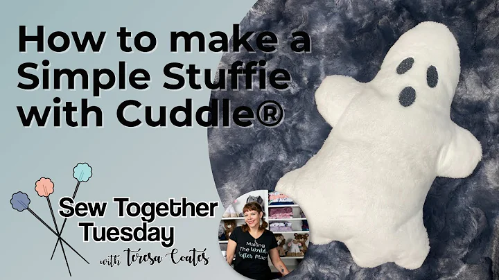 How to Make a Cuddle Minky Fabric Ghost Stuffie