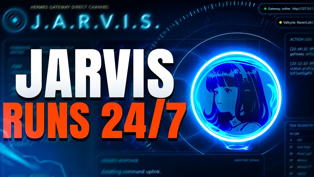 Turn Your Hermes Agent into JARVIS From Ironman (Runs 24/7)