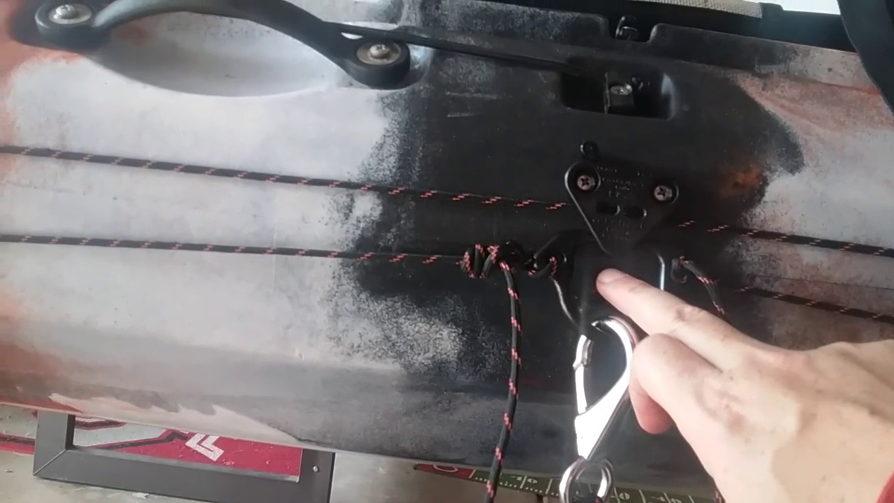 YakAttack leverloc trolly on my Vibe SG130 - YouTube