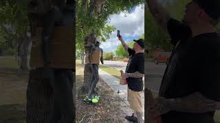 Live with Whiteboy Lockdown outside of JLRs neighborhood raising awareness for DV