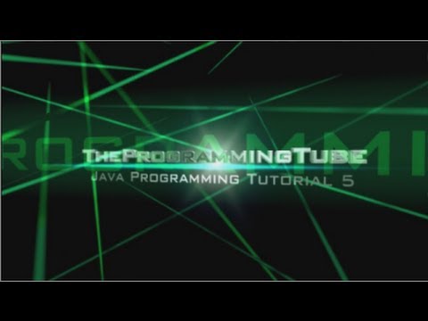 Java Programming Tutorial 5 - User Input