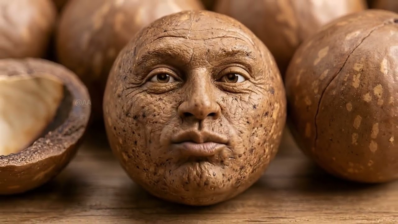 This video shows different food mutating and then eating each other.